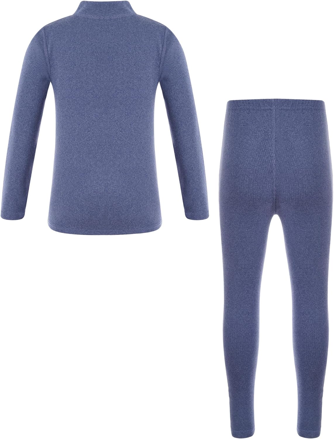 Aislor Boys Girls Thermal Underwear Long Johns Set Bear Print Long Sleeve Cold Weather Base Layer Tops with Leggings