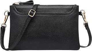 SENDEFN Leather Wristlet Clutch Small Women Crossbody Shoulder Bag Wallet Purses RIFD Card Slots