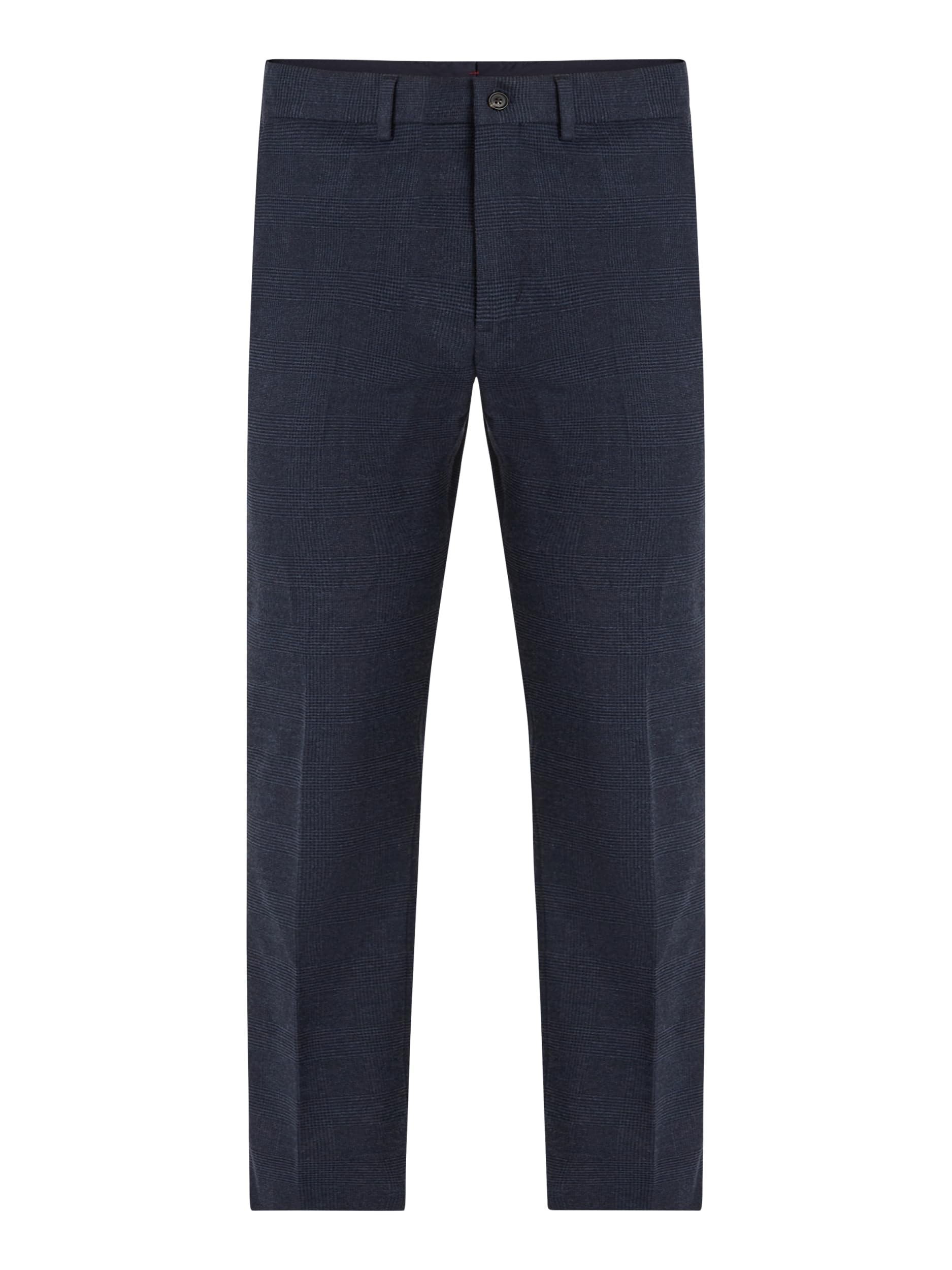 Tommy Hilfiger Men’s Denton Brushed Check Suit Trousers, Blue (Desert Sky), 32W/34L