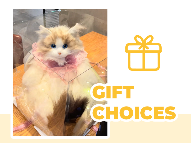 Amazon.co.jp: Chongker ハンドメイド リアルな猫型リュック 猫の