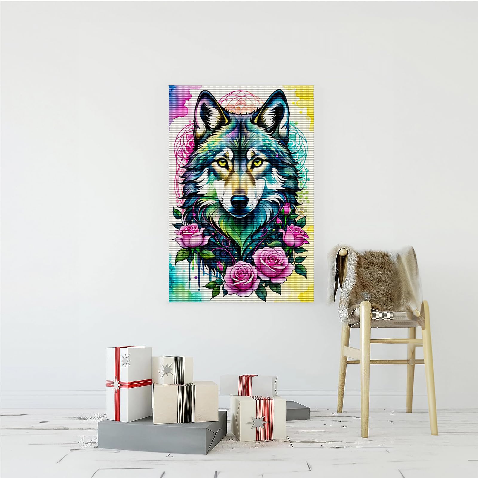 Amazon.com: Directo Roses and Animals Diamond Painting Kits