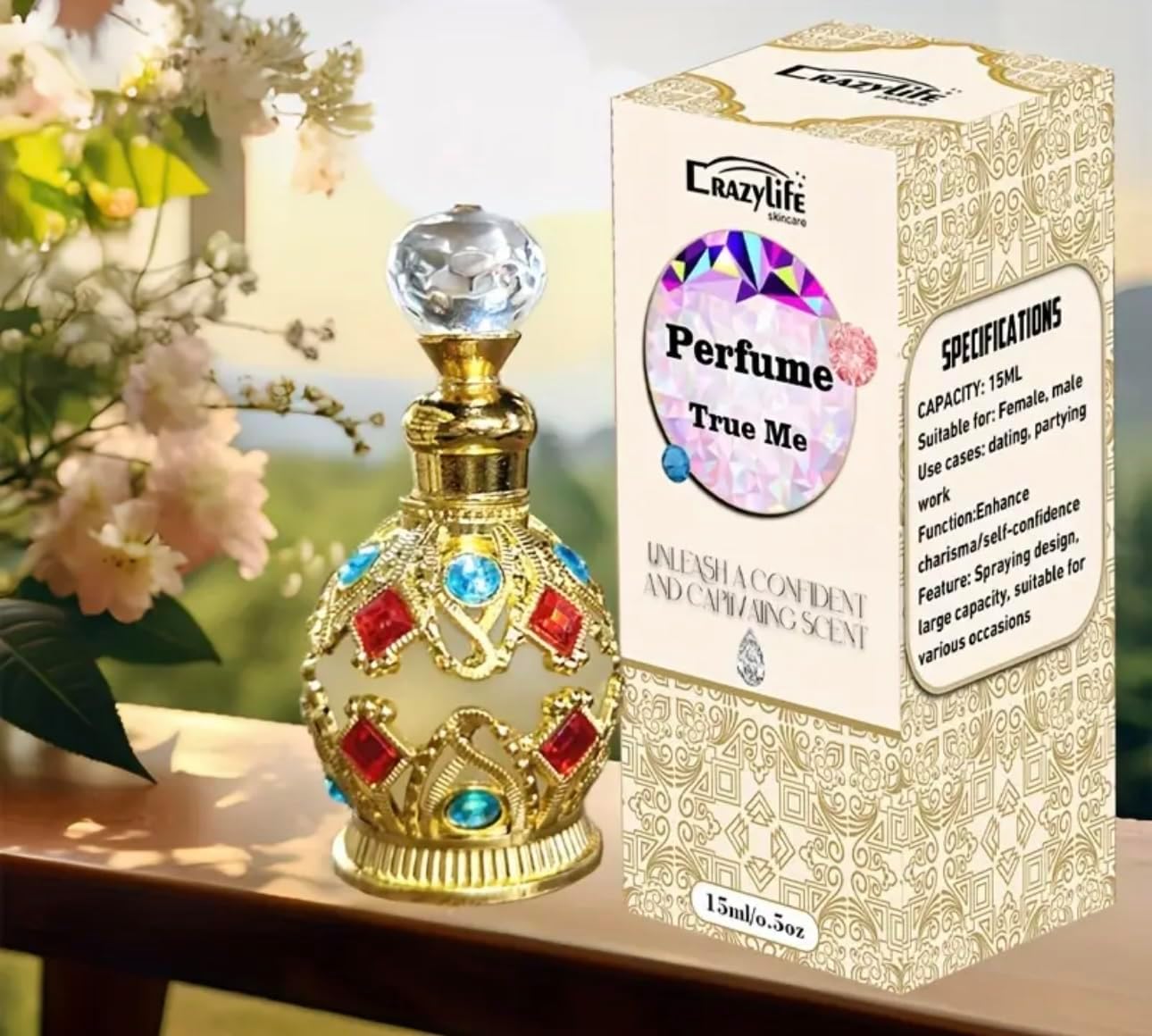 Crazylife Arabian Crown Perfume., 0.51 Fl Oz (Pack of 1)