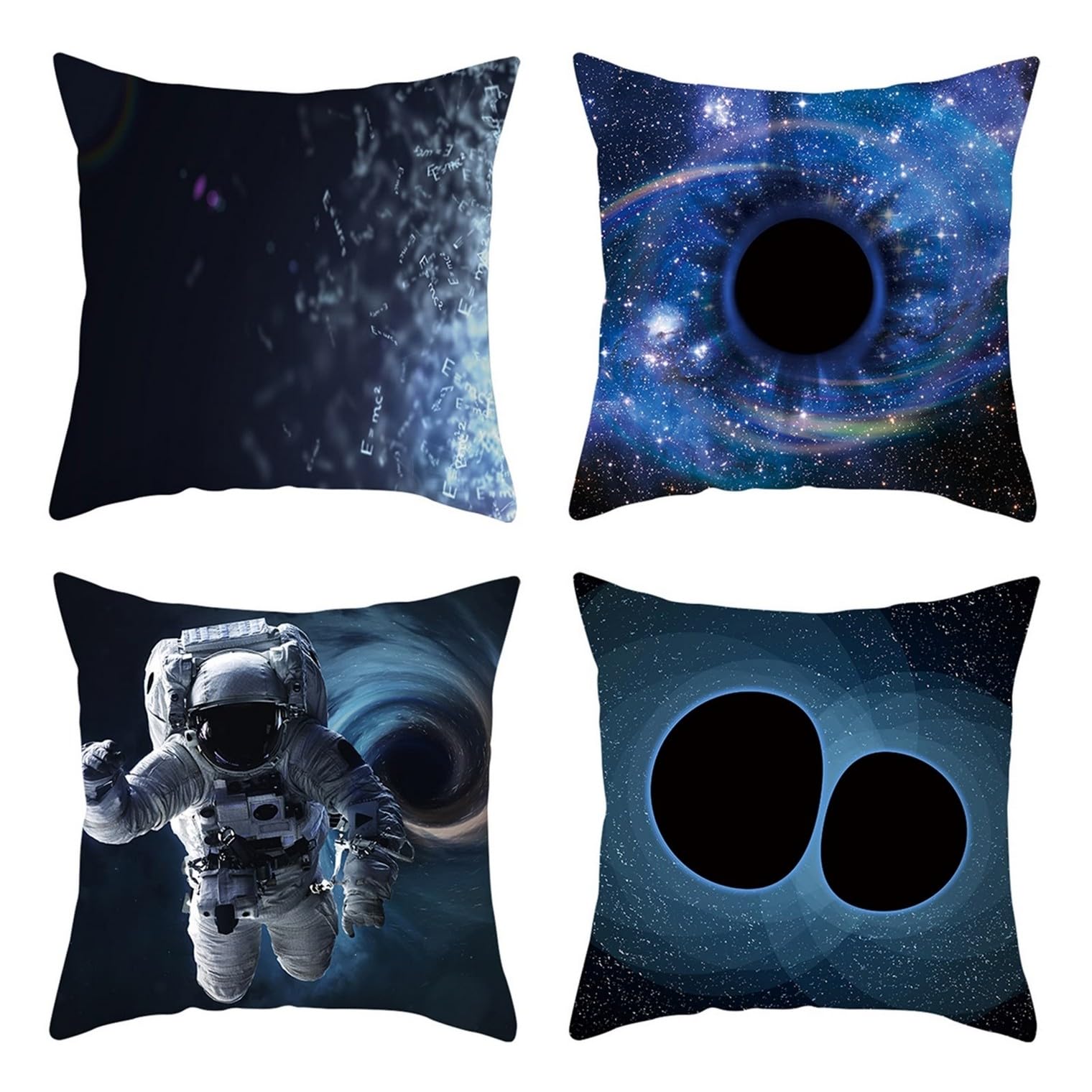 Housse coussin de grossesse contre le mal de dos | Taie oreiller matelassée 4Pcs