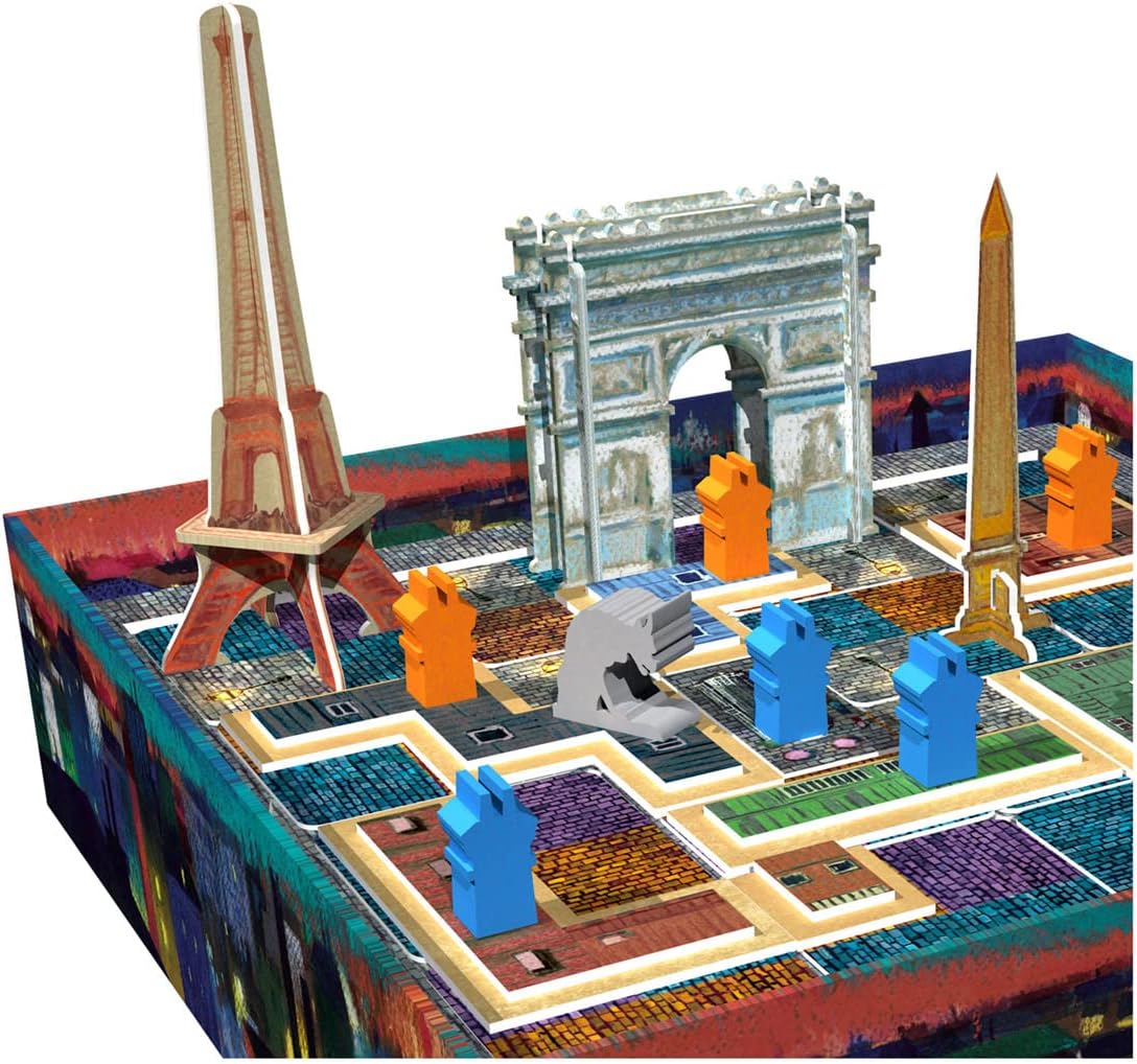 DEVIR Thames & Kosmos Paris: Eiffel Expansion, Tile Placement Game - Image 3