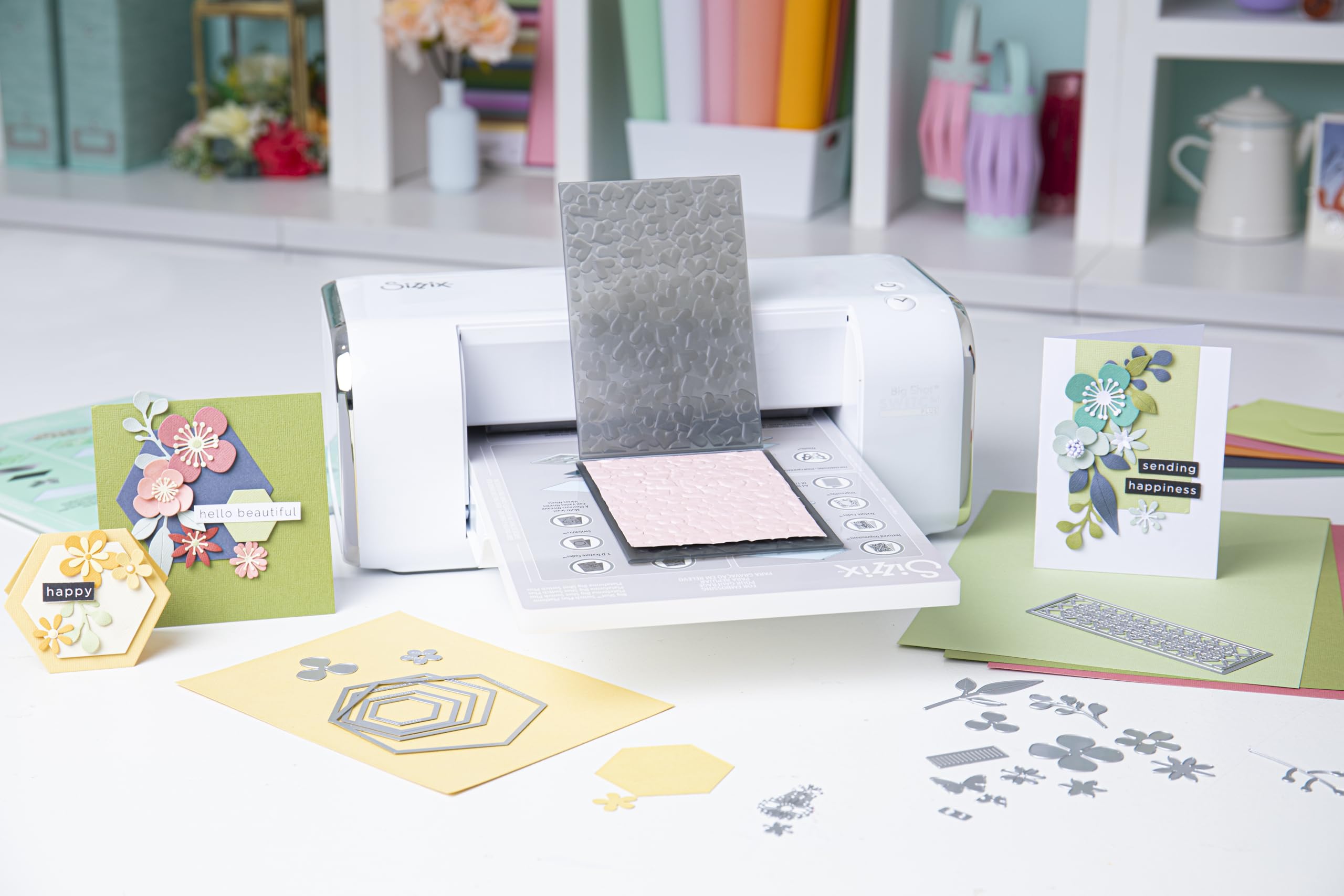 Sizzix de démarrage Big Shot Switch Plus blanc - Version européenne