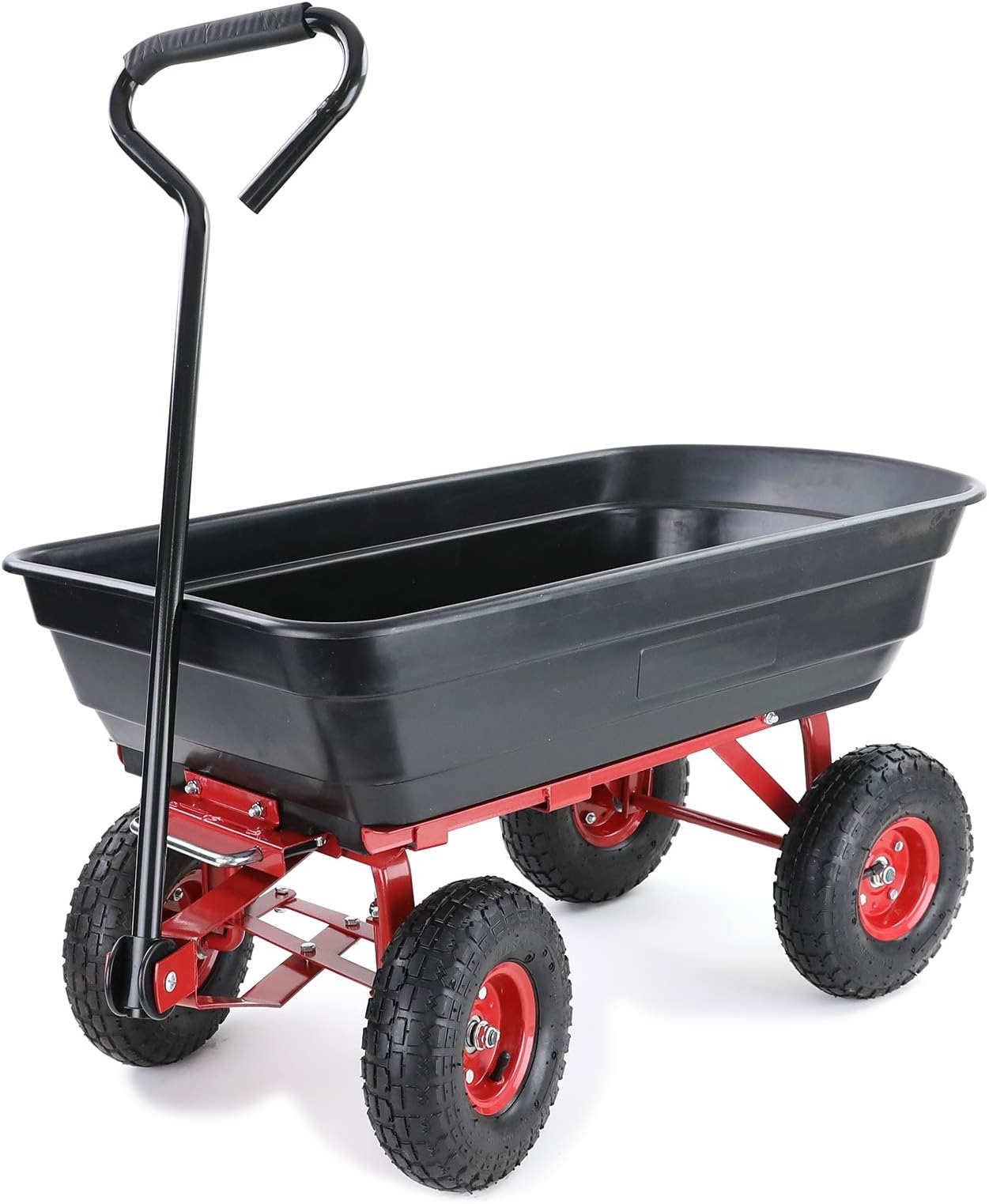 Hillvert HAT-Q.BASS-300B Chariot De Jardin 300 Kg Inclinable