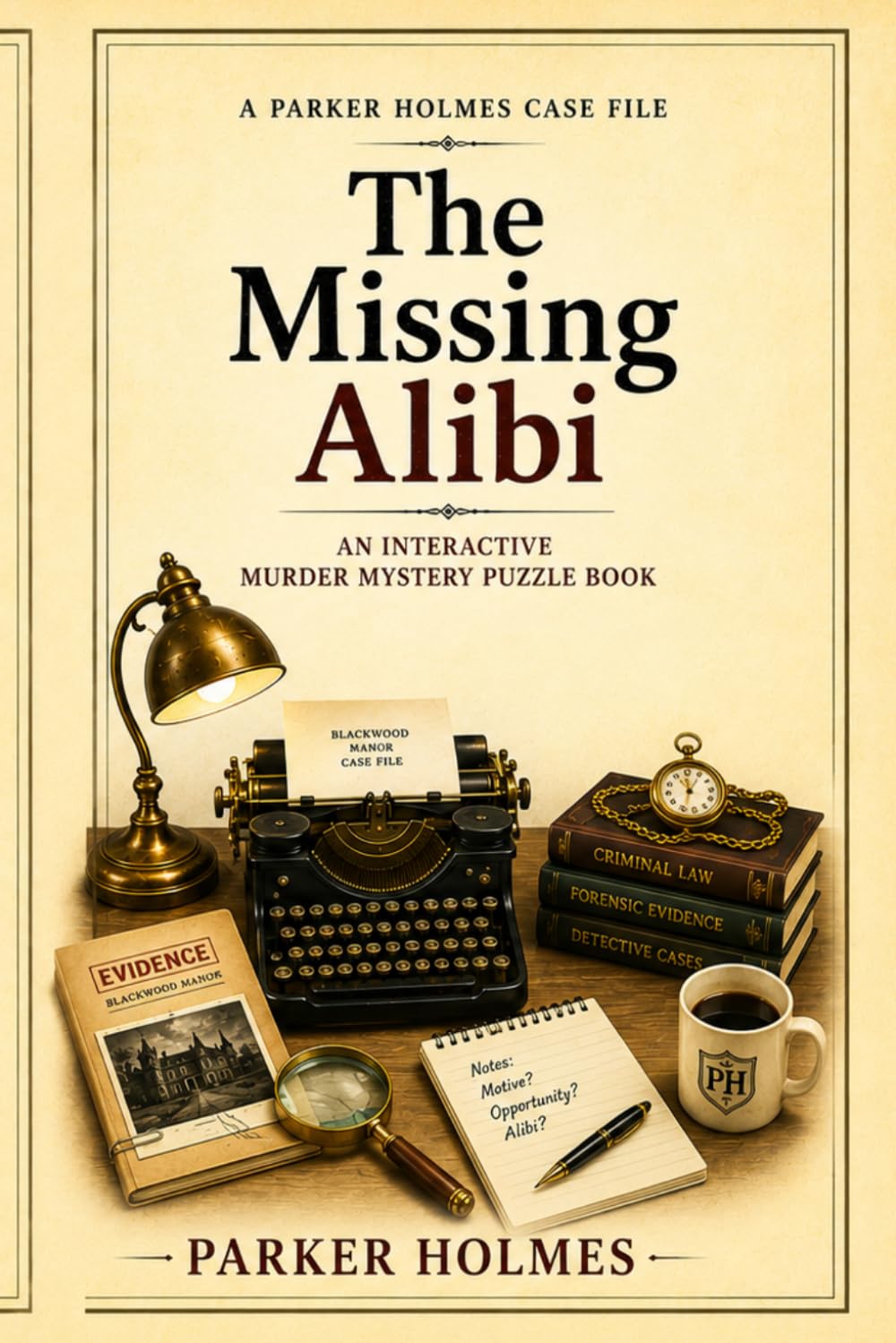 The Missing Alibi: An Interactive Murder Mystery Puzzle Book