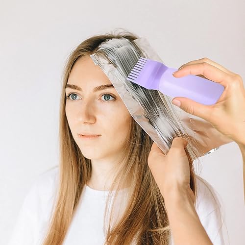 Miniatura 3 de Cosywell Botella aplicadora de peine de raíz, 6 onzas, paquete de 2 aplicadores de tinte para el cabello, botella aplicadora de cepillo para peine
