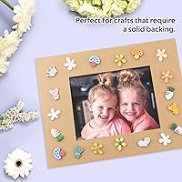 Vista 5 de Golden State Art, Paquete de 50 láminas de cartón corrugado de 5 x 7 pulgadas, insertos de cartón plano, 1/16 pulgadas de grosor, ideales