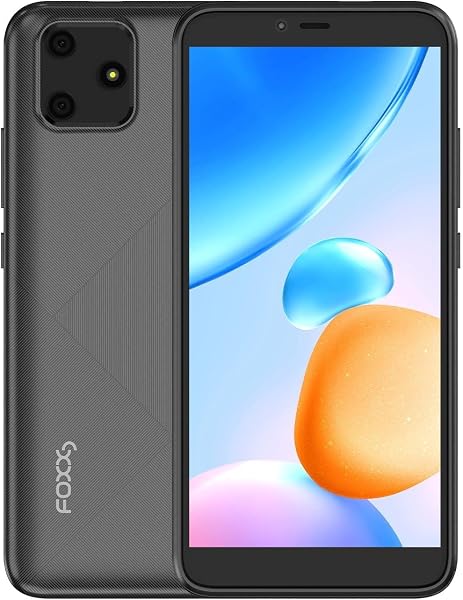 New Unlocked 4G Smartphone Android 13 Go Edition - 5.5" Display, 2GB+16GB Storage, 2000mAh Battery, 2MP Main + 0.3MP Auxiliary Camera, Dual SIM, 3.5mm Headphone Jack - 1