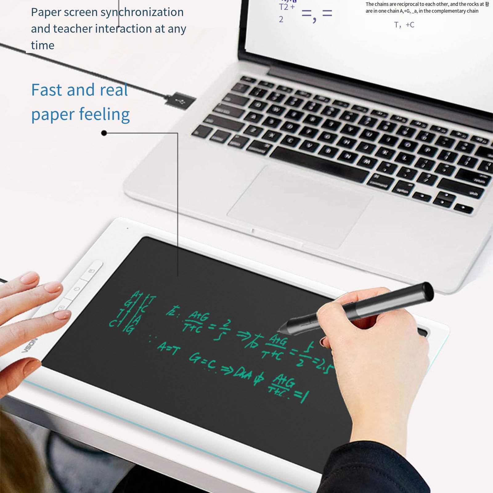 Bluetooth Handwriting Board Student Smart Digital Board Annotazione PPT Computer Lavagna dipinta a mano 10",A