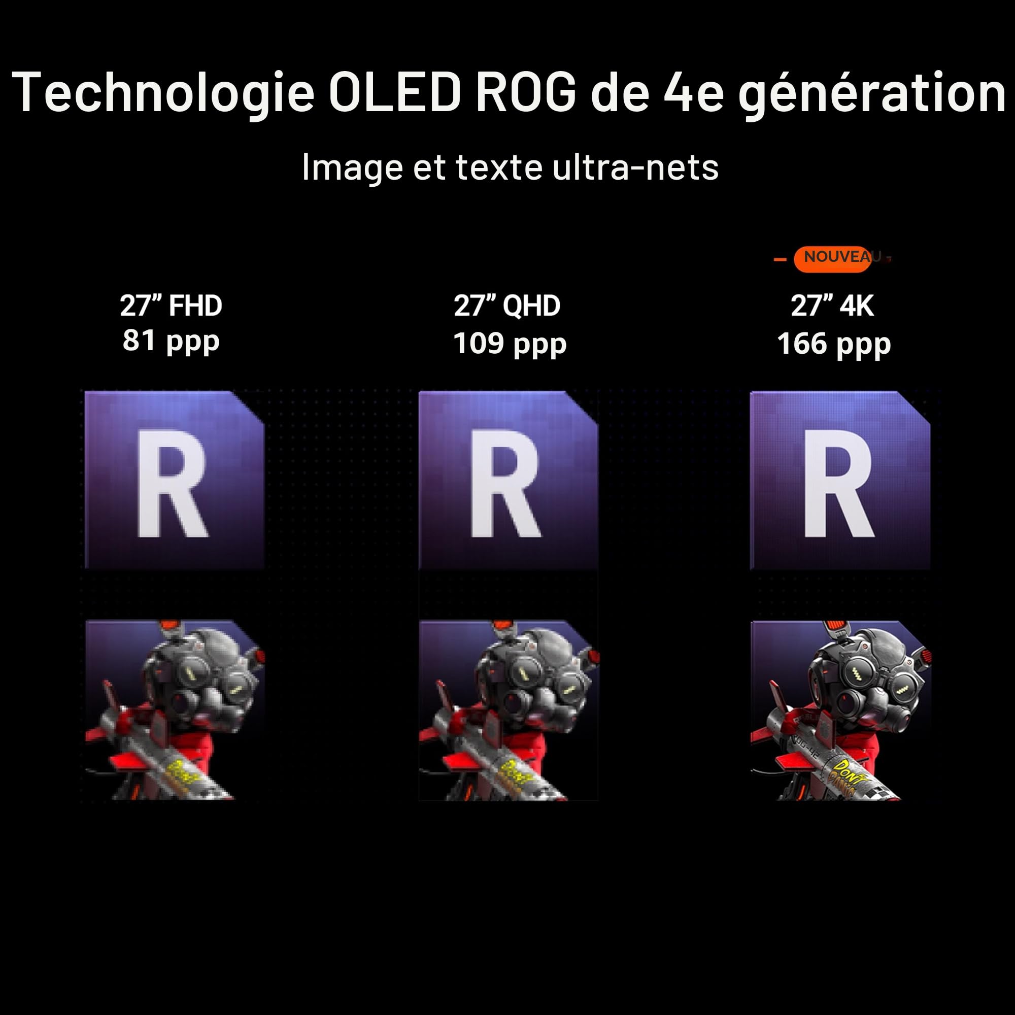 ASUS ROG Strix XG27UCDMG 27 Pouces 4K 240Hz Écran PC Gamer OLED QD-OLED