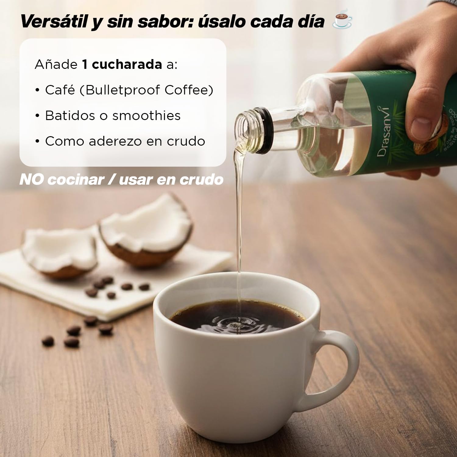 HUILE DE COCO KETO 500ml.