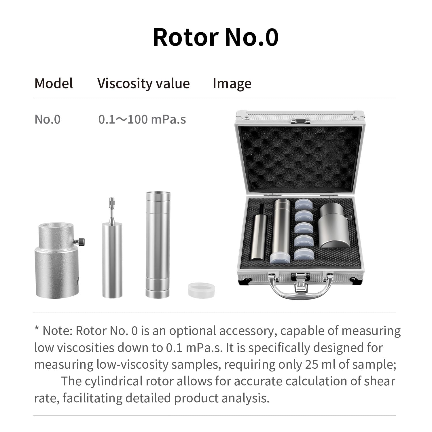 Rotary Viscometer Rotor,Digital Viscometer Rotor,Laboratory Viscometers Rotor,Rotor No.0