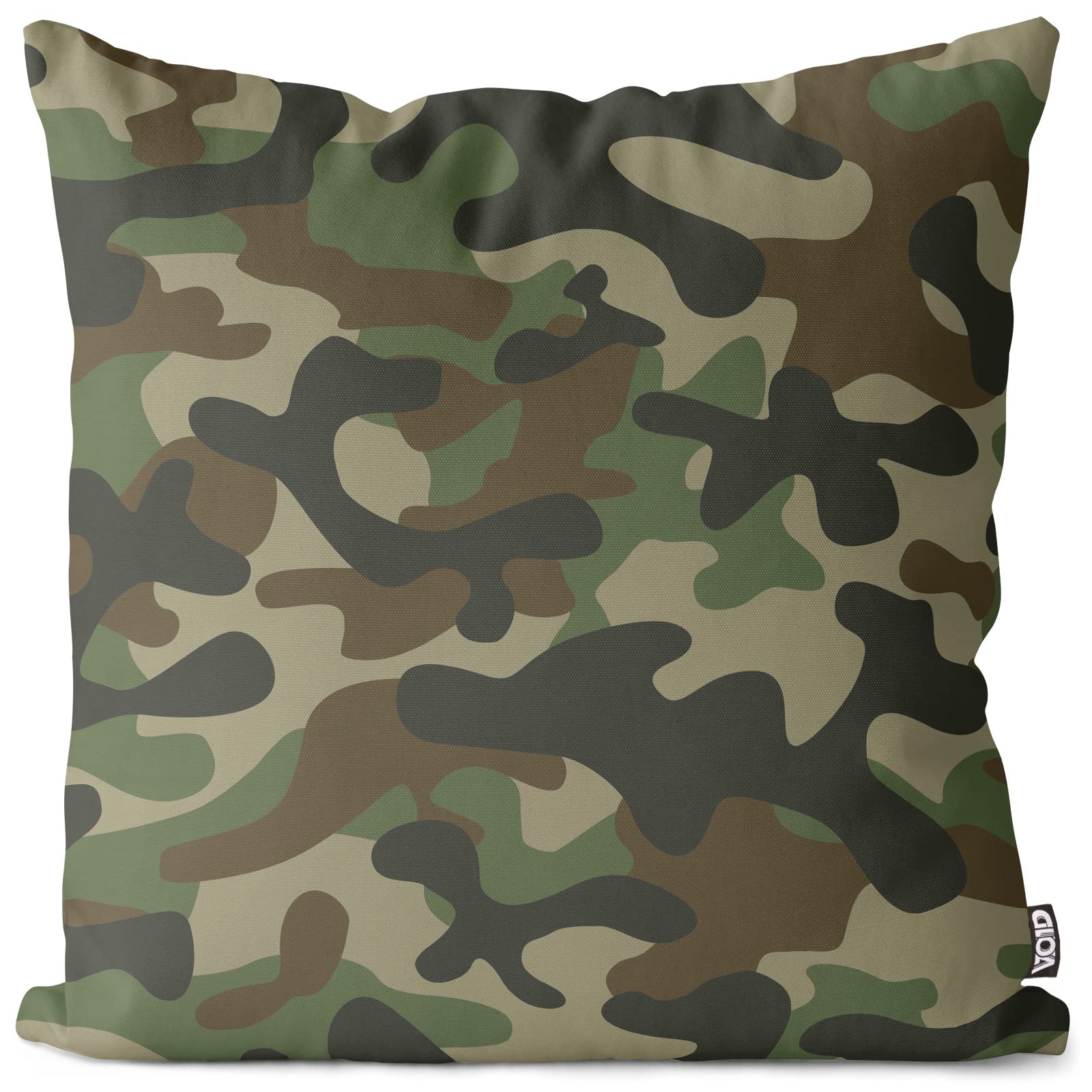 VOID Camouflage Muster Grün Kissenbezug Kissenhülle Sofakissen Kissen Deko Outdoor-Kissen Dekokissen, Kissen Größe:60 x 60 cm