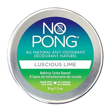 No Pong Luscious Lime Natural Deodorant 35g, Aluminum-Free
