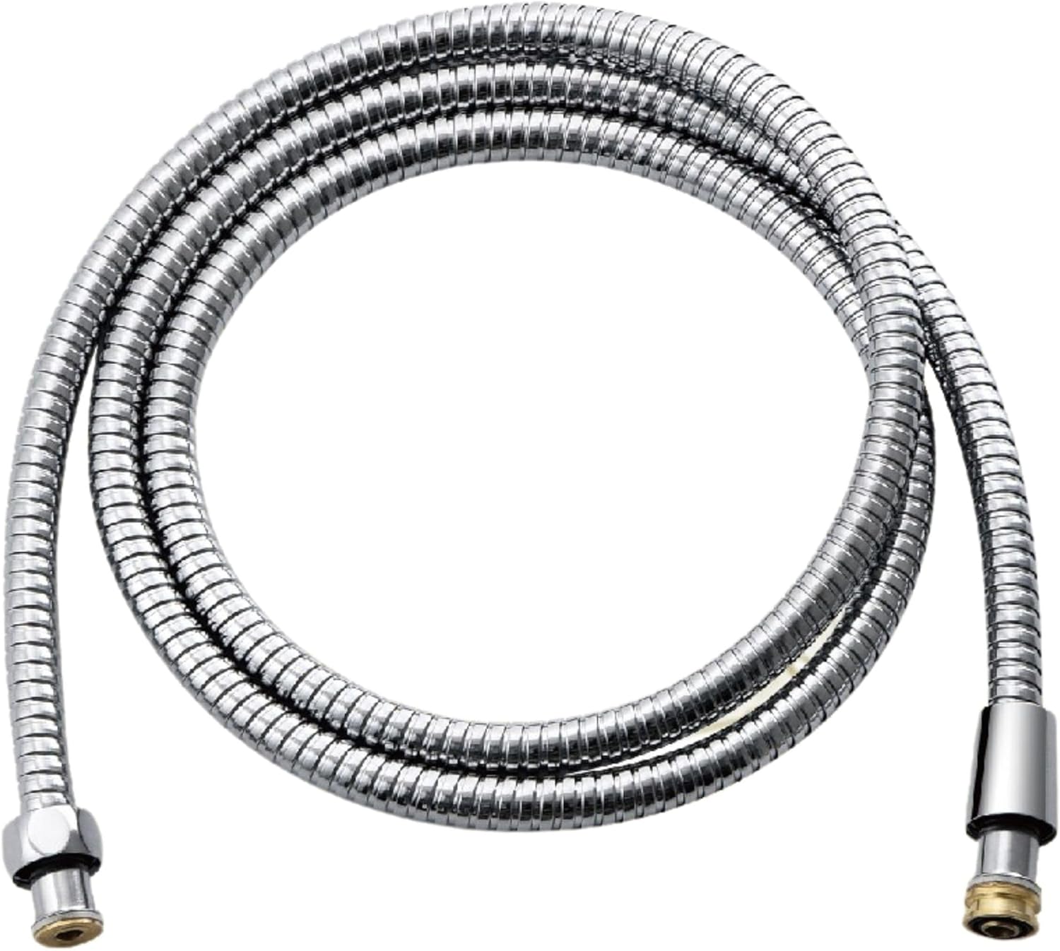 Purrfectzone Universal 72" Extra Long Shower Replacement Hose, Leak Proof Stainless Steel Shower Hose, Kink-free Anti-twisting design, Chrome (Chrome) Thumbnail