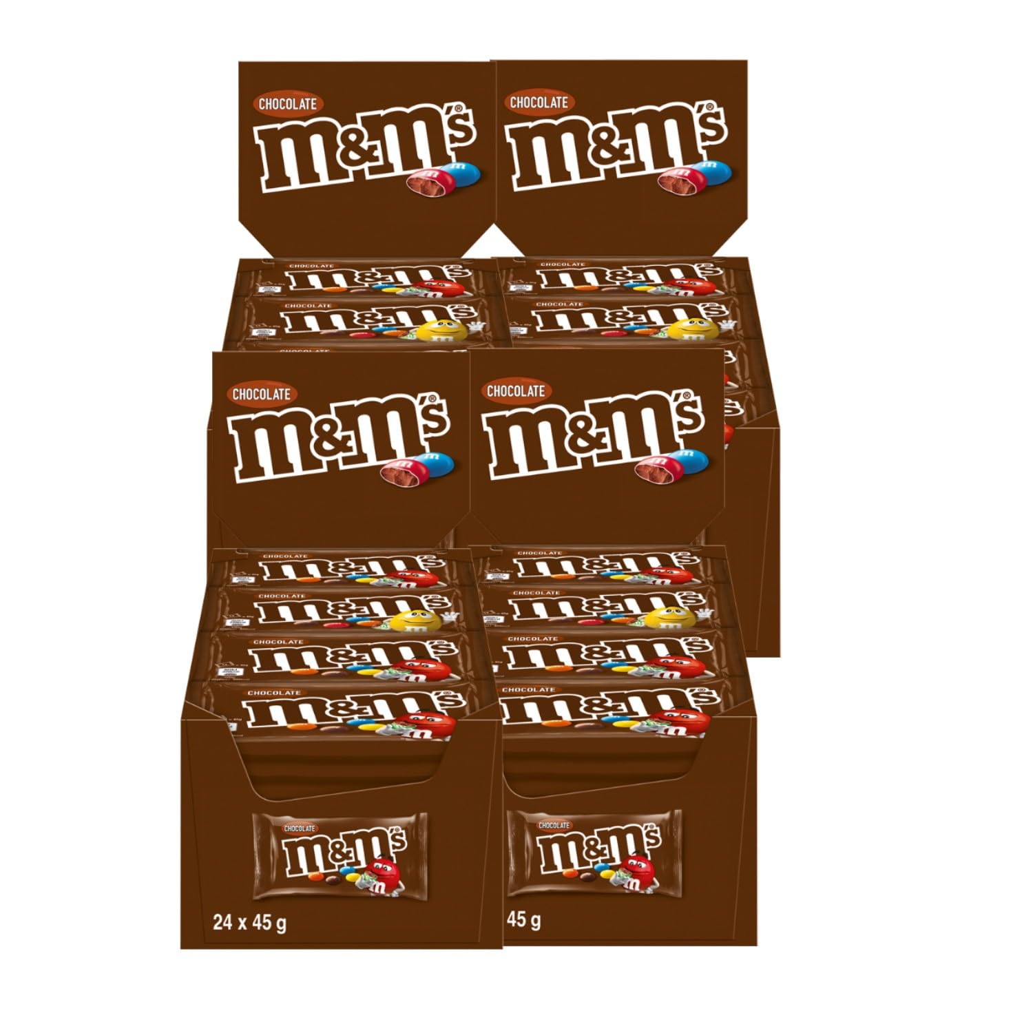 M&Ms Chocolate 4 x 24 x 45 g chocolate