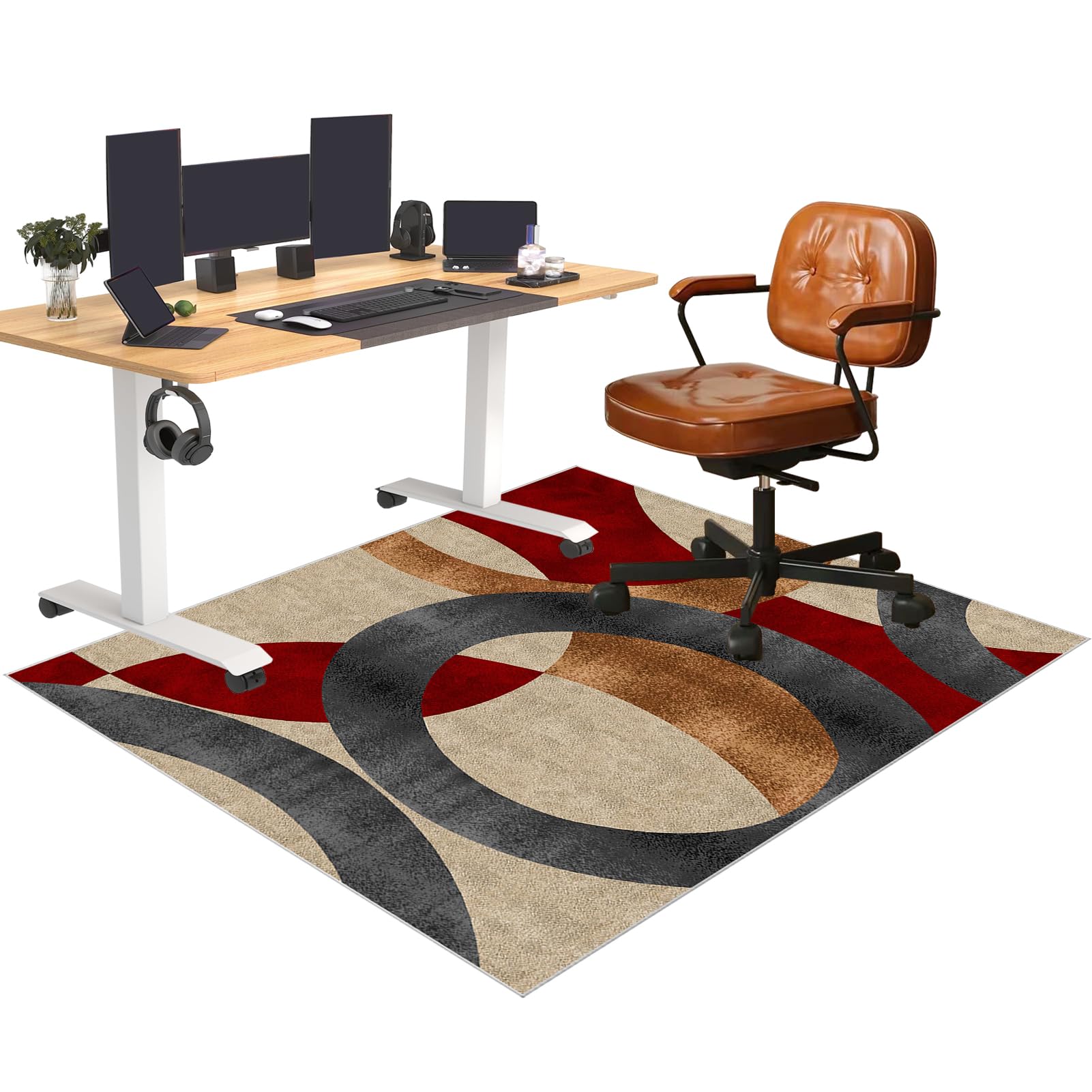 Tapis de chaise protection de sol contre rayures et bruits de roues