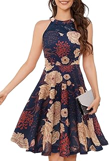 Women Cocktail Prom Wedding Dress Halter Lace Evening Party Short Vintage Homecoming Dresses - Buy now