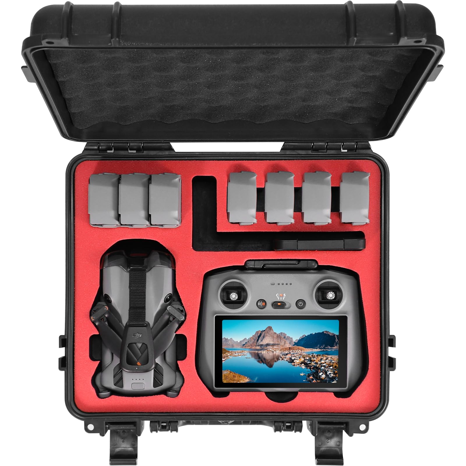 FPVtosky Custodia rigida per DJI Mini 5 Pro/Fly More Combo/Plus, custodia impermeabile per Mavic/Mini5 Pro RC 2 accessori [solo custodia]