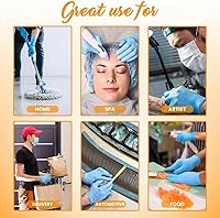 Vista 5 de 1000 guantes de mezcla de nitrilo y vinilo, guantes suaves de grado industrial