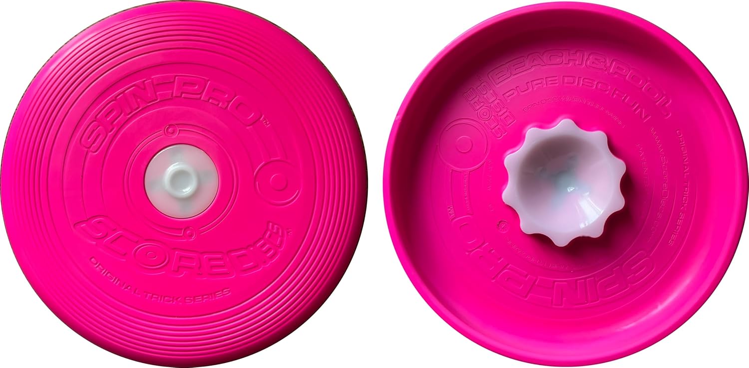 Beach & Pool Sports Disc. Throw with Precision! Spin Tricks! Soft and Durable, Waterproof, Floats, Play Anywhere! Spin & Splash Grip - Spin Zones - That's a Disc! Upgrade Your Fun!