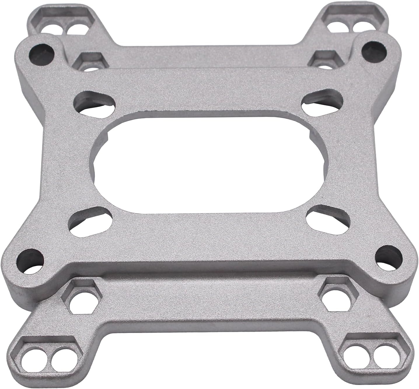 Universal Aluminum 1933 Carburetor Adapter Kit 4-Barrel to 4-Bolt 2-Barrel For Chevy SBC
