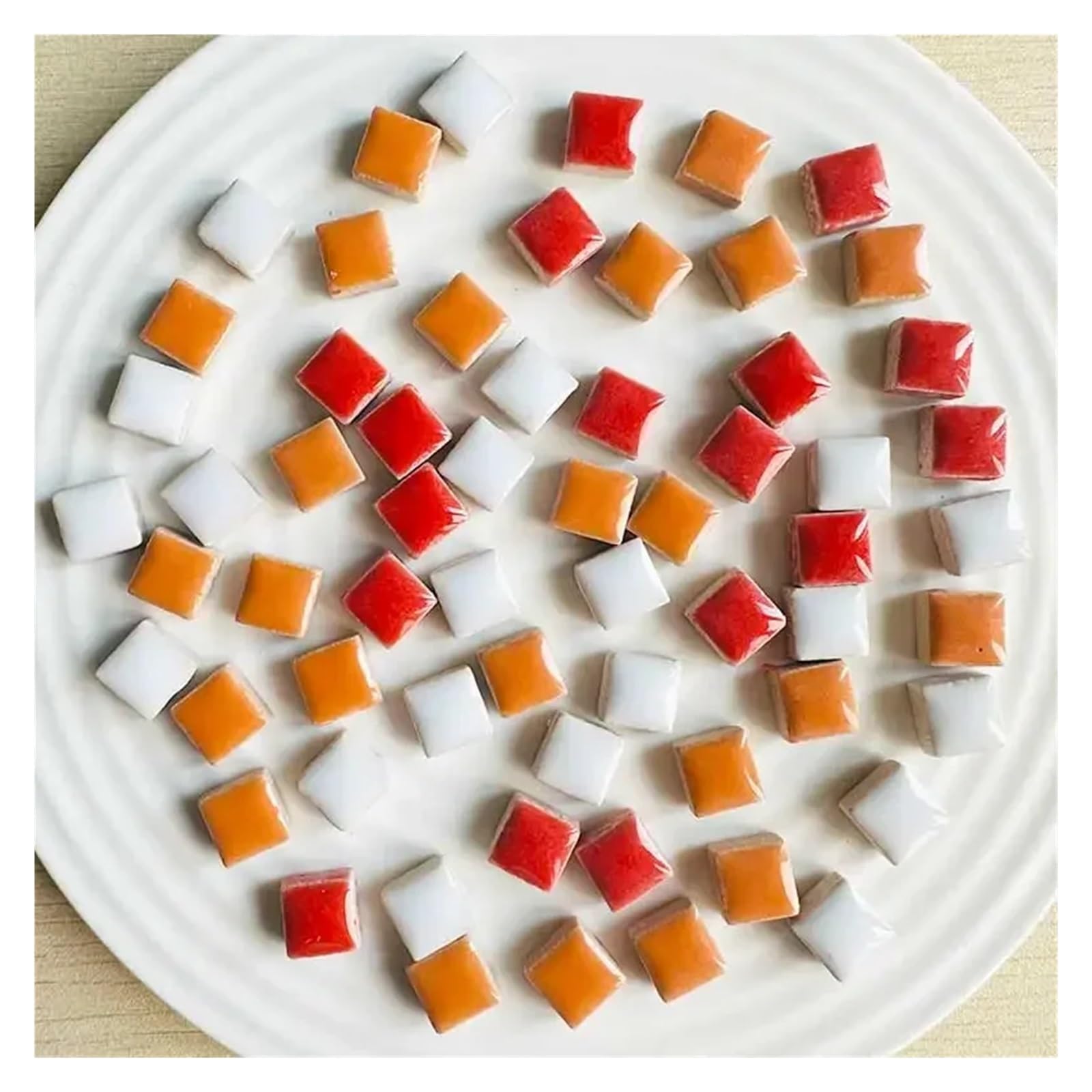 Sppeoukj Color 03 Diy 100G Ceramic Mosaic Tiles For Crafts Handmade Ornaments Mixd Colorful Crystal For Decorative(Color 03)
