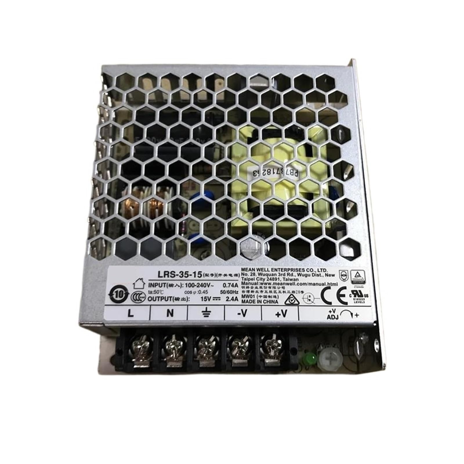 BRODEFUP LRS-35-15 LRS-35-15 35W 15V 2.4A 15 Volts Dc Power Supply LRS-35-15