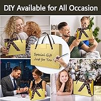 Vista 5 de Joyscoop Caja de Regalo Dorada - Paquete de 5 Cajas de Regalo de 11 x 7.6 x 3.5 Pulgadas con Tapas, Cajas de Regalo para Regalos, Propuesta de Dama