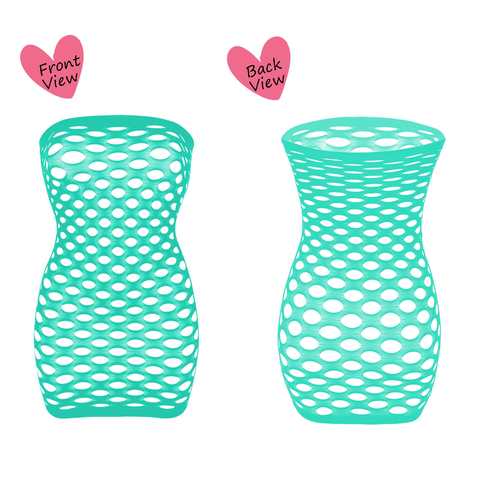 Women's Fishnet Lingerie Lace Stockings Bodysuits Mesh Babydoll for Women