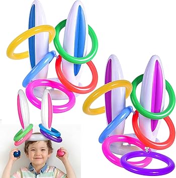 Amazon Co Jp イースター空気注入式ウサギ耳リングトス 子供用 ウサギ耳リング 投げパーティーゲーム 空気注入式おもちゃ 屋内 屋外 カーニバル ゲーム 学校パーティー イースターパーティー用品 3個パック おもちゃ