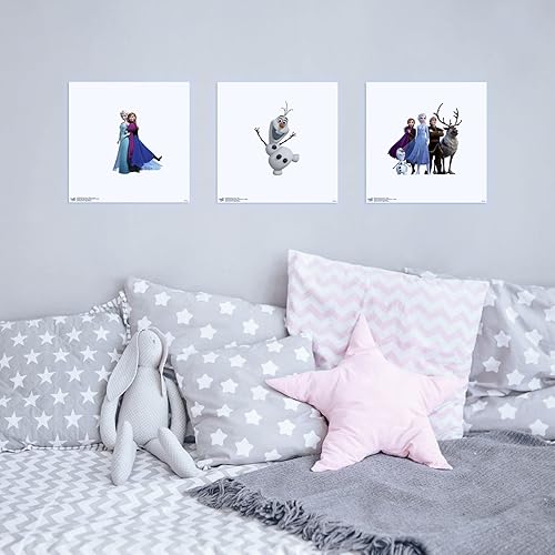 Miniatura 8 de Trends International Gallery Pops Disney Frozen - Póster de pared con vestido azul original de Elsa, 12 x 12 pulgadas, versión sin marco