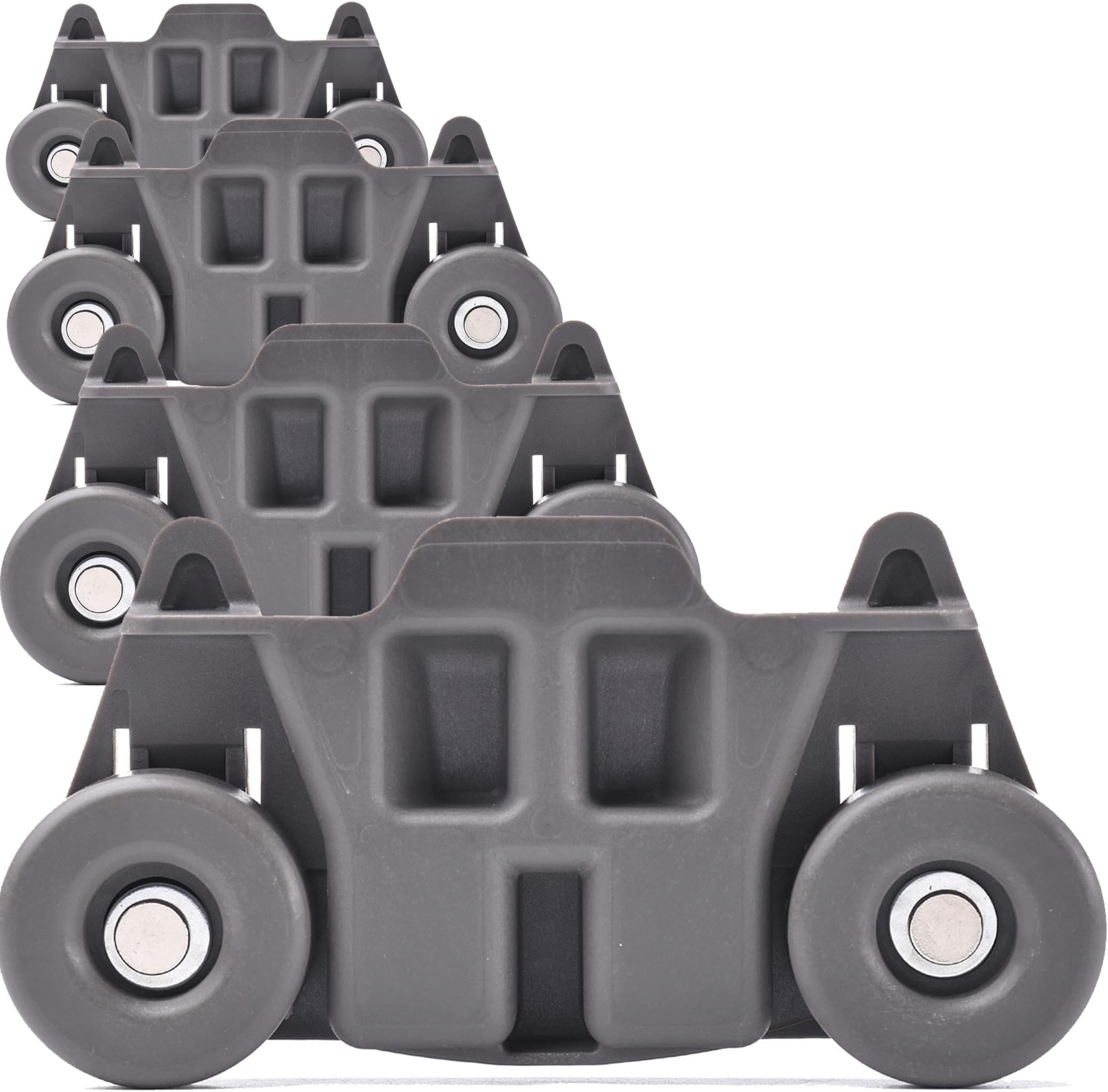 (4-pack) W10195416 NEW UPGRADED Replacement Part for Lower Dishwasher Wheel – Compatible with GE/Whirlpool/Kenmore - AP5983730, W10195416V, W10105417, PS11722152, W10195416VP