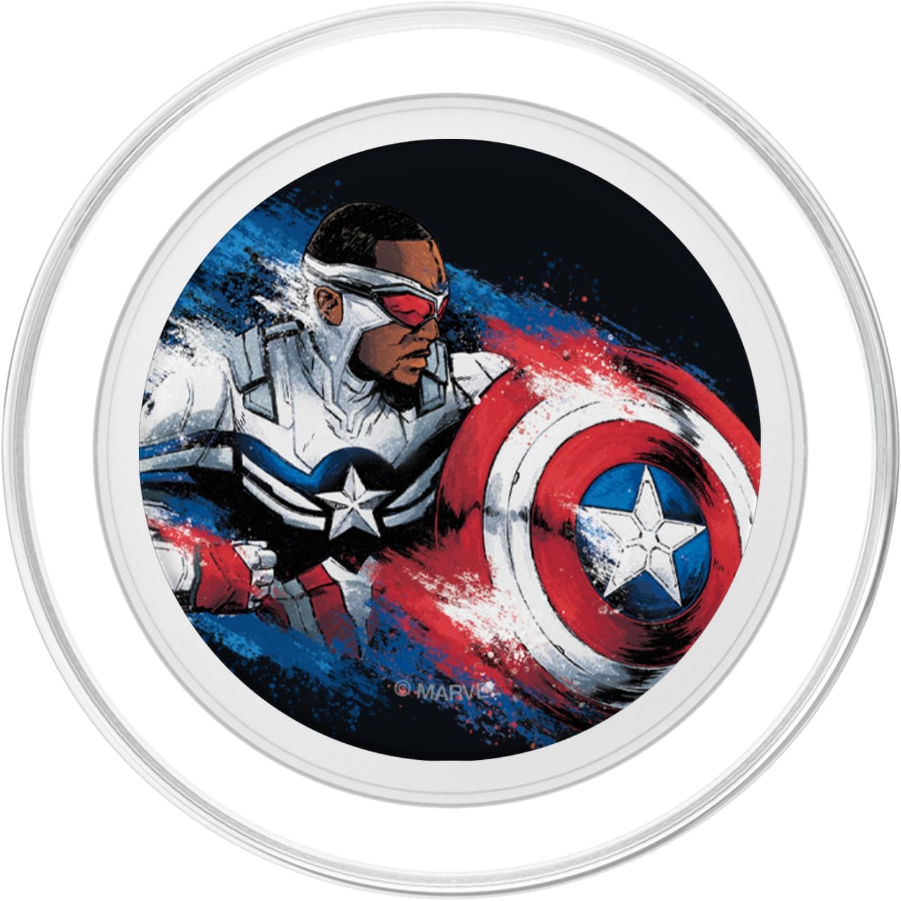 Marvel The Falcon the Winter Soldier Captain America Paint PopSockets MagSafe PopGrip for iPhone