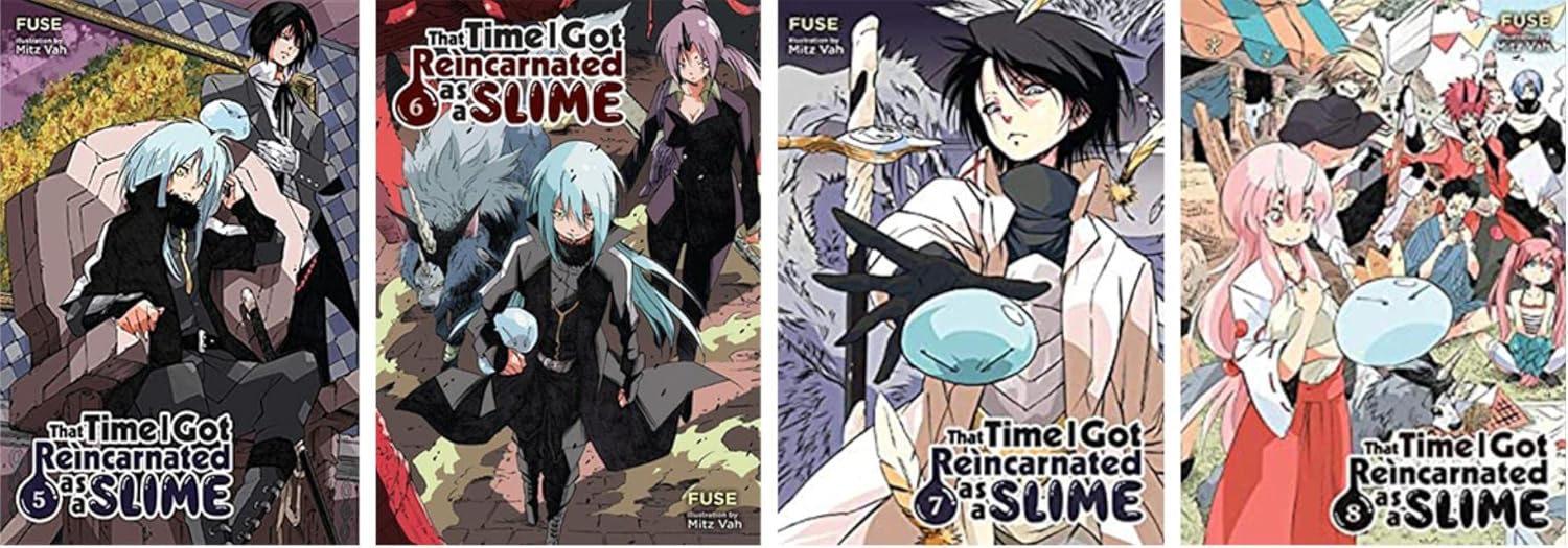 That Time I Got Reincarnated as a Slime Light Novel 15-book Set Vol. 1-15 by FUSE      Paperback – January 1, 2022
