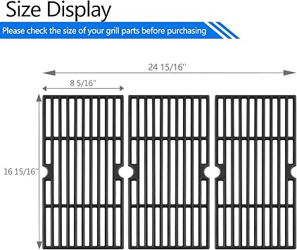 G460-0500-W1 463344116 Grates Replacement Parts for Charbroil Advantage Grill Grates 463343015 463344015 463343819 463371719 463672416 Performance Tru Infrared Grates 463340516 Gas2coal Grill Parts