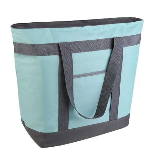 mosago Insulated Grocery Tote Bags, Green, 39L