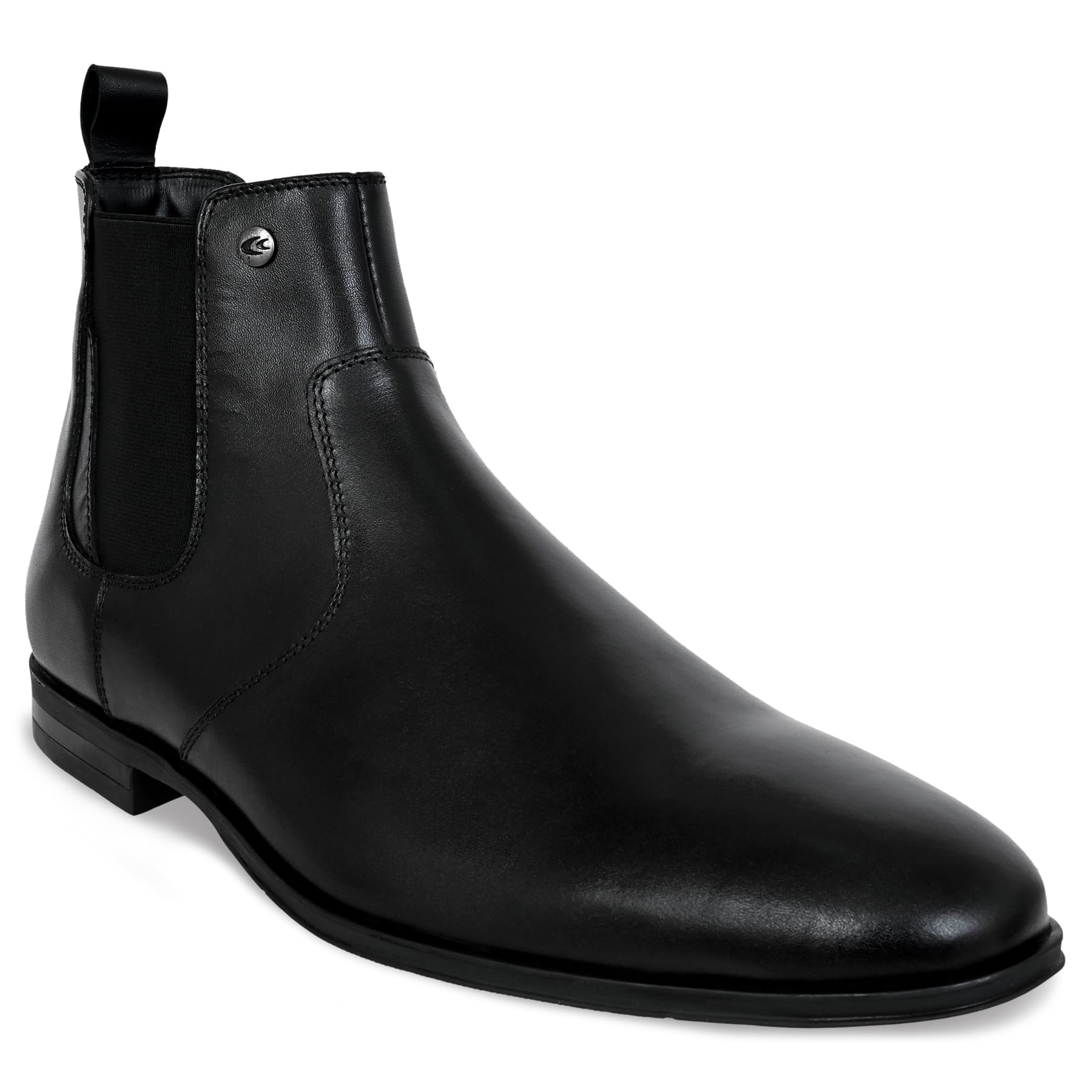 allen cooper Men’s Black/Tan Leather Chelsea Boots – Stylish Formal & Casual Wear-picture-18