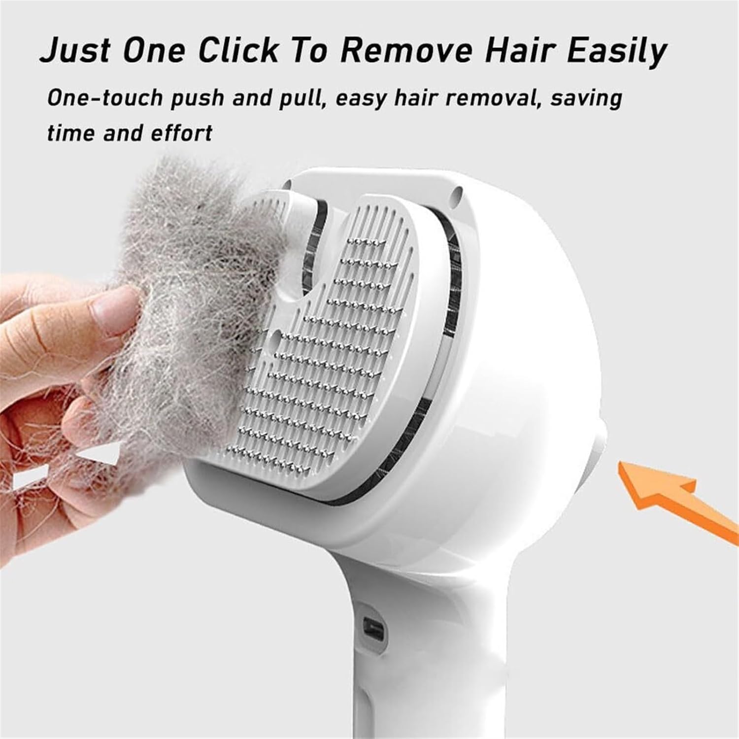 Pet Spray Grooming Comb | Water Mist Hairbrush for Cats & Dogs (Detangles Fur, Reduces Shedding)(1*blue)