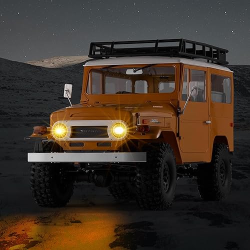 Miniatura 9 de BEEZRC FMS 110 RC Crawler FJ40 Toyota con licencia 4WD 2.4G Modelo Car Hobby 4x4 Rock Crawler Offroad Truck Auto de control remoto con transmisor