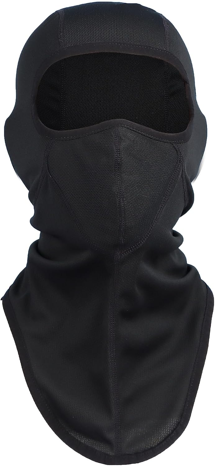 Face Mask Helmet-Friendly Balaclava, UV Protection Dustproof Windproof Full Face Cover for Men Women Outdoors, Cycling&Hiking