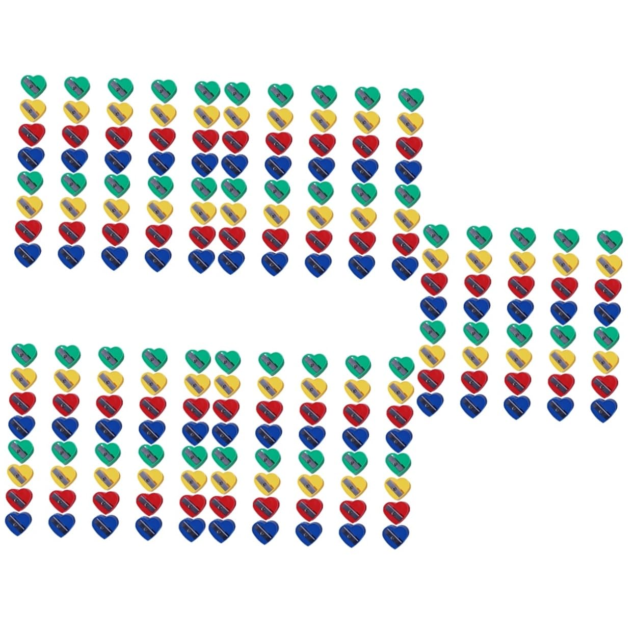 OSALADI 5 Set Temperamatite Manuale Per Temperamatite Portatile Compatto E Scolastico 40 Pezzi * 5