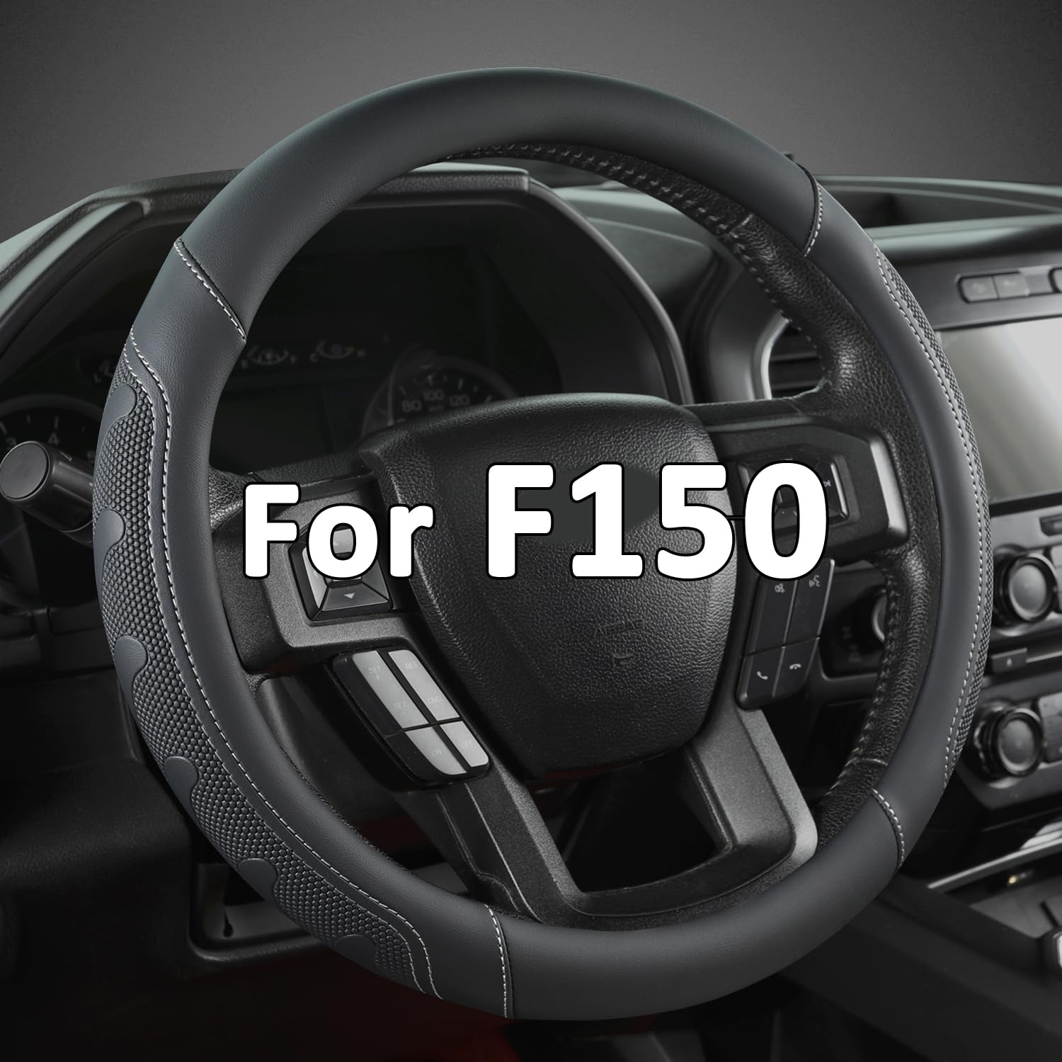 West Llama Funda De Cuero 3D Para Volante De Ford F-150, F