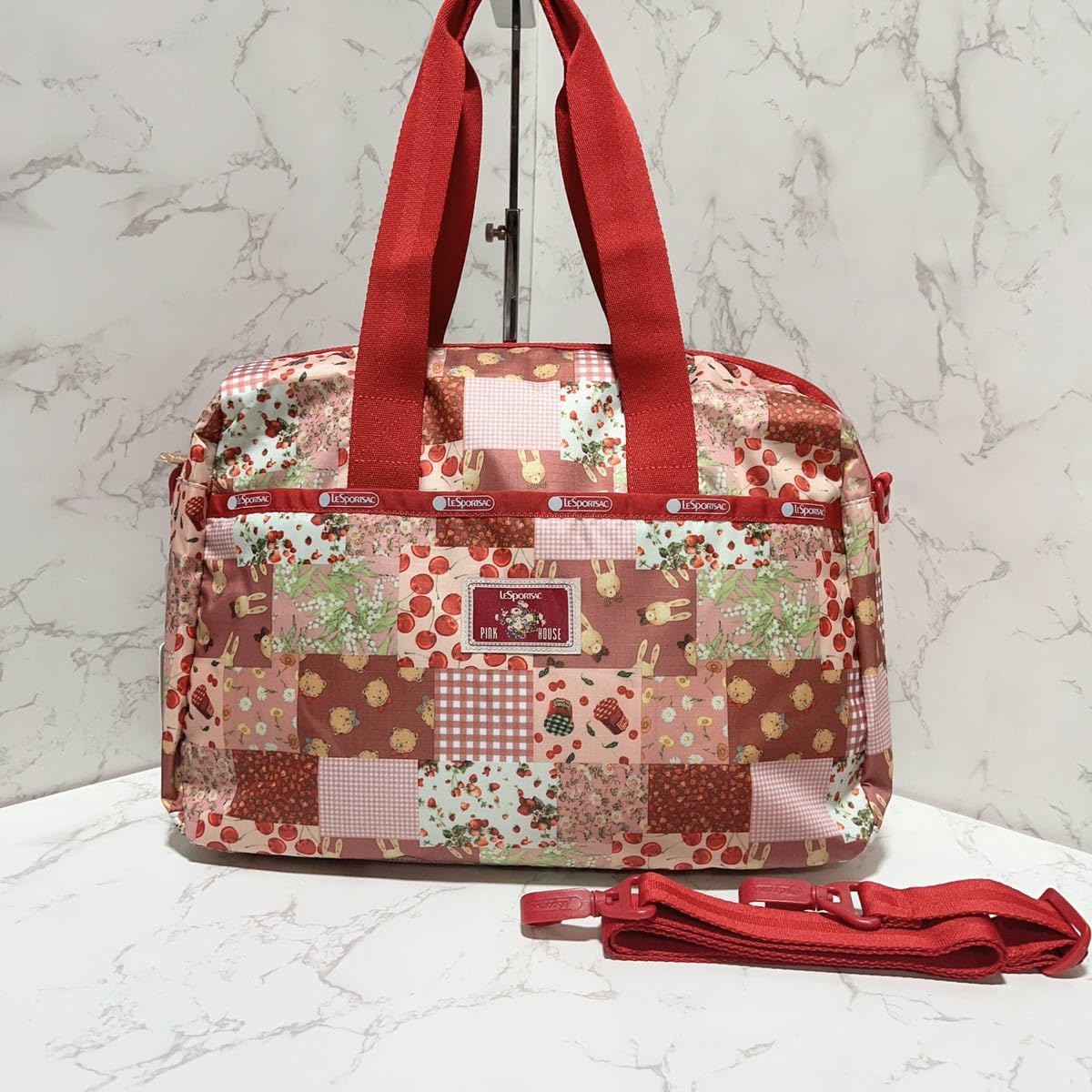 Amazon.co.jp: ピンクハウス レスポートサックコラボ トートバッグ