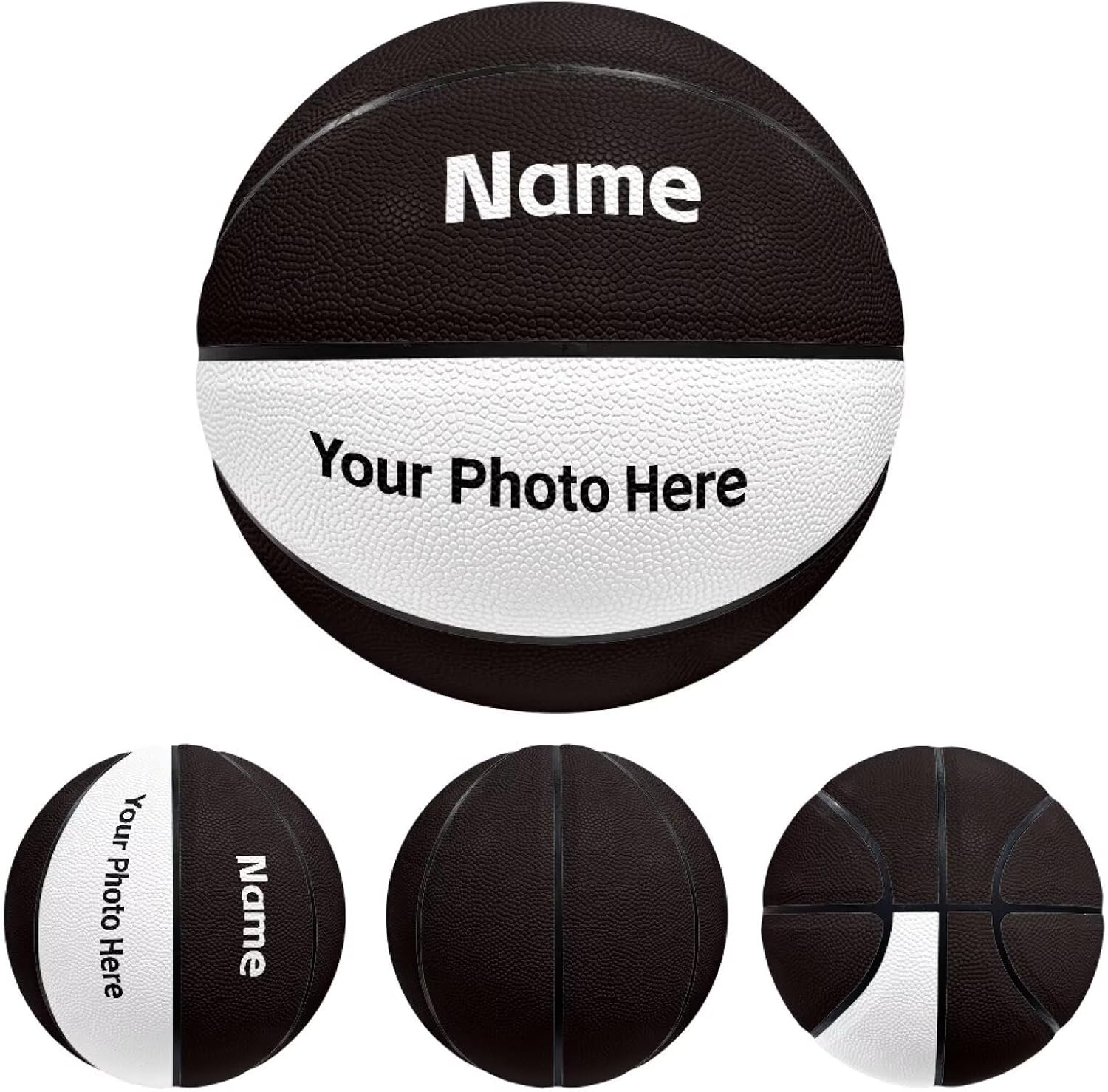 Custom Personalized Basketballs with Name/Photo, Multiple Color Options, Size 5/7(27.5''/29.5'')