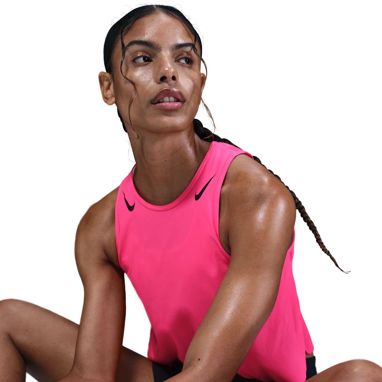NIKE Aeroswift Dri-Fit ADV-lauf-Crop-Tanktop für Damen Canotta da Corsa Incrociata Donna