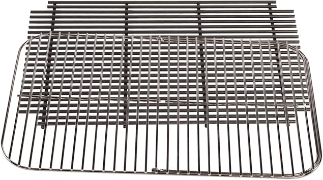 Amazon Com Pk Grills Pk Hinged Grid And Charcoal Grate For Use With Series 300 3714 3611 Pk Grill Smoker Replacement Hinged Cooklng Grate Patio Lawn Garden