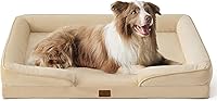 Vista 92 de Bedsure - Cama ortopédica mediana para perros, sofá cama impermeable para perros medianos, espuma de soporte con funda extraíble y lavable, forro